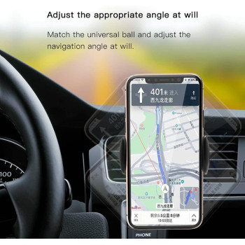 Yesido Airvent Universal Car Mount Mobile Phone Holder C47, Black