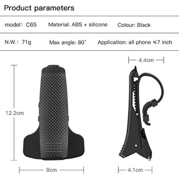 Yesido C65 Dashboard Car Phone Holder with Adjustable View Angle for Smartphones