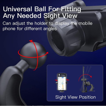 Yesido C90 Car Gravity Mount Cell Phone Holder Vertical Horizontal Gravity, Black