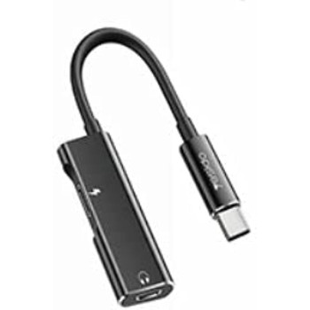 Yesido Audio Adapter YAU-23 with Matt Finish, Black