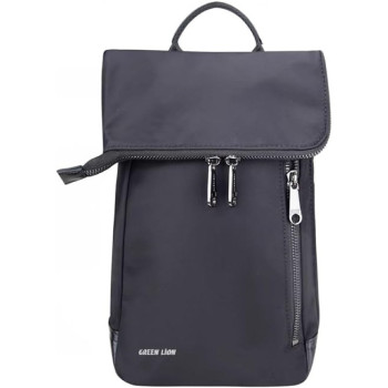 Green Lion Napol Gents Single Shoulder Bag with Polyester Material and Water Resistant, Single shoulder strap, 3 spacious compartments - Black