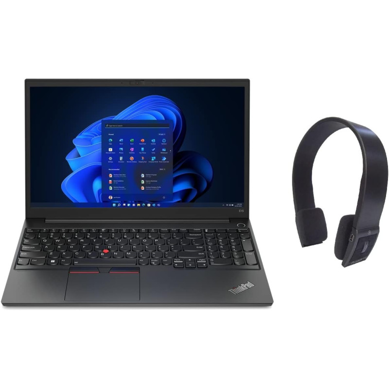 Lenovo Latest Thinkpad E15 Gen 4 Business Laptop 15.6 Inch FHD 300Nits Display 12Th Gen Core I5-1235U 16GB, 512GB Intel Iris Xe Graphics Fingerprint, Windows11 Pro, Black
