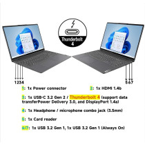 Lenovo Flex 5 16 Inch, 2-In-1 WQXGA Laptop, 10-Core i7-1255U, 400Nits, 100 Percentage SRGB, Backlit Kb, Wi-Fi 6, Windows 11, Thunderbolt 4, W/HDMI, 16GB RAM, 512GB Pcie SSD, Grey