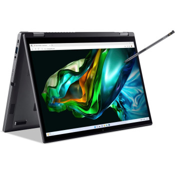 Acer Aspire 5 Spin 14 Convertible Laptop, Intel Core I5-1335U, 8GB LPDDR5, 512GB SSD, Intel Iris Xe, 14 Inch Wuxga IPS Touch, Windows 11, Wifi-6E, Fingerprint, Grey