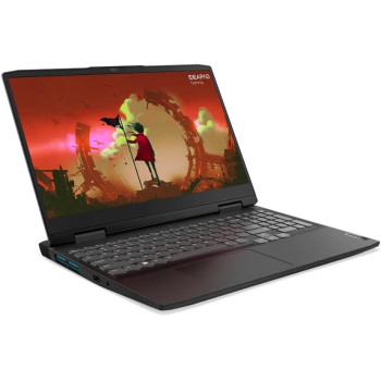 Lenovo Ideapad Gaming 3 15ARH7, Gaming Laptop, 15.6 Inch FHD 120Hz Display, AMD Ryzen R7-7735Hs, 16GB RAM, 512GB SSD, RTX 4050 6GB GDDR6, Windows 11, White Backlit Eng-Arabic, Grey - 82Sb00N6AX