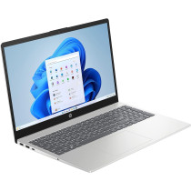 Hp Laptop 15-FD0002NE, 15.6 Inch HD, 13Th Gen Intel Core I3, 4GB RAM, 256GB SSD, Intel UHD Graphics, Windows 11 Home, En -Ar Kb, Silver - 835Y7EA