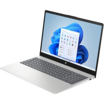 Hp Laptop 15-FD0002NE, 15.6 Inch HD, 13Th Gen Intel Core I3, 4GB RAM, 256GB SSD, Intel UHD Graphics, Windows 11 Home, En -Ar Kb, Silver - 835Y7EA
