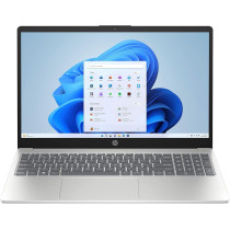 Hp Laptop 15-FD0002NE, 15.6 Inch HD, 13Th Gen Intel Core I3, 4GB RAM, 256GB SSD, Intel UHD Graphics, Windows 11 Home, En -Ar Kb, Silver - 835Y7EA