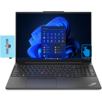 Lenovo Thinkpad E16 Business Laptop 16 Inch IPS FHD+ Display, Intel 13Th Gen I5-1335U, 16GB RAM, 512GB SSD, Fingerprint Reader, Thunderbolt 4, FHD Webcam, Wifi 6, Windows 11, Dark Grey