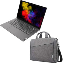 Lenovo V15 G2 Itl 15.6 Inch FHD Display Laptop, Intel Core I3-1215U Processor, 8GB DDR4 RAM, 256GB SSD, Intel UHD Graphics, Windows-11 With Lenovo T210 Laptop Bag, Black