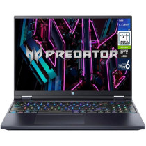 Acer Predator Helios 16 Laptop 16 Inch WQXGA IPS 240Hz, 24 Core Intel I9-13900HX, GeForce RTX 4080, 32GB DDR5, 1TB SSD, Backlit Kyb, 2 Thunderbolt 4, Wifi 6E, Windows 11 Home, Black