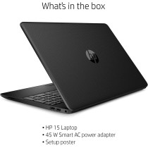 Hp FHD Display Intel Celeron N4020 Upto 2.8 GHz 4GB RAM, 128GB SSD UHD Graphics Notebook Laptop With Bluetooth Webcam, Windows 10, Black