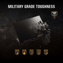Asus Tuf F15 FX507ZV4-LP052W, Gaming Laptop, i7-12700H 16GB, 1TB Pcie G3 SSD, NV RTX4060, 8GB VRAM, Win11 Home, 15.6-Inch FHD 1920 x 1080 16:9 144Hz, HD Webcam, Backlit-RGB-Eng-Arb-Kb, Gray