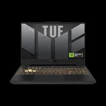 Asus Tuf F15 FX507VV-i7161G, Gaming Laptop, i7-13620H 16GB, 1TB Pcie G3 SSD, NV RTX4060, 8GB VRAM, Win11 Home, 15.6-Inch FHD 1920 x 1080 16:9 144Hz, HD Webcam, Backlit-RGB-Eng-Arb-Kb, Jaeger Gray