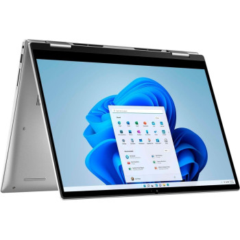 Dell Inspiron 7430 14 Inch FHD+ (1920 x 1200) IPS Touch 2-In-1 Laptop, Intel i7-1355U 10-Core, Iris Xe Graphics, Backlit Keyboard, Fingerprint, Thunderbolt, Wifi 6E, 16GB LPDDR5-1TB SSD, Windows 11-Home, Silver