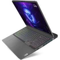 Lenovo Loq 16IRH8 Gaming Laptop With Ai, 16 Inch WQXGA 165 Hz Display, Intel Core i7-13620H, 16GB RAM, 512GB SSD, RTX 4060 6GB GDDR6, Windows 11, RGB Eng-Arabic, Storm Grey - 82XW006LAX