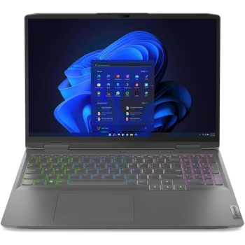 Lenovo Loq 16IRH8 Gaming Laptop With Ai, 16 Inch WQXGA 165 Hz Display, Intel Core i7-13620H, 16GB RAM, 512GB SSD, RTX 4060 6GB GDDR6, Windows 11, RGB Eng-Arabic, Storm Grey - 82XW006LAX