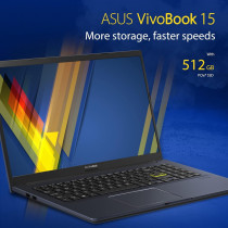 Asus Vivobook 15 X513EA-BQ3396W Slim Laptop, I3-1115G4 8GB, 512GB Pcie G3 SSD, Intel Uma, Windows 11 Home, 15.6 Inch FHD 1920 x 1080 16:9, HD Webcam, Backlit-Eng-Arb-Kb, Black