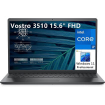 Dell Vostro 3520 15.6 Inch FHD Business Laptop, Intel Quad-Core i7-1255U 1.7 Up To 4.7GHz, 16GB DDR4 RAM, 512GB Pcie SSD,Wifi, Bluetooth, Windows 11 Pro, Carbon Black
