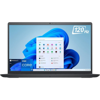 Dell Inspiron 15 3520 Laptop, 15.6 Inch FHD 120Hz Display, 12Th Gen Intel 10-Core i7-1255U Up To 4.7 GHz, 16GB RAM, 512GB Pcie SSD, Backlit Keyboard, Webcam, Wi-Fi 6, HDMI, Windows 11 Pro, Carbon Black