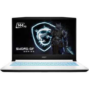 Msi Sword 15.6 Inch 144Hz Gaming Laptop, Intel Core i7, Nvidia GeForce RTX 3060-1TB SSD, 16GB Memory, Black/White