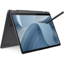 Lenovo Ideapad Flex 5 14IAU7 2-In-1 Laptop With Pen, 14 Inch Wuxga (1920 x 1200) Touch Display, Intel i7-1255U, 16GB RAM, 512GB SSD, Backlit Eng-Arabic Kb, Windows 11, Storm Grey, 82R700KMAX