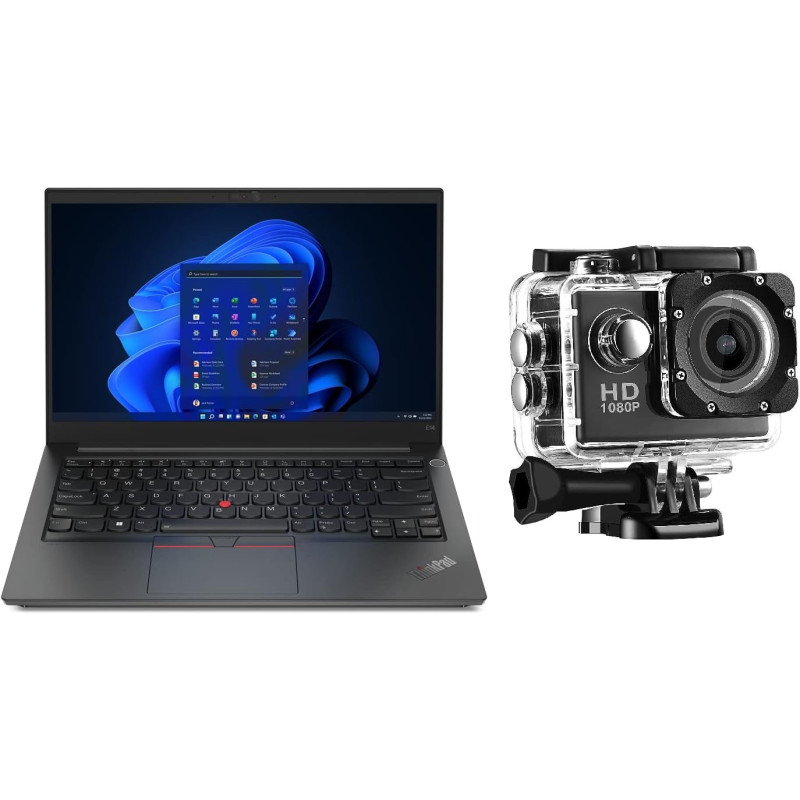 Latest Lenovo Thinkpad E14 Gen 5 Business Laptop 14 Inch FHD 300Nits Display 13Th Gen Core i7-13700H 40GB 1TB Intel Iris Xe Graphics Fingerprint, Windows 11 Pro, Black