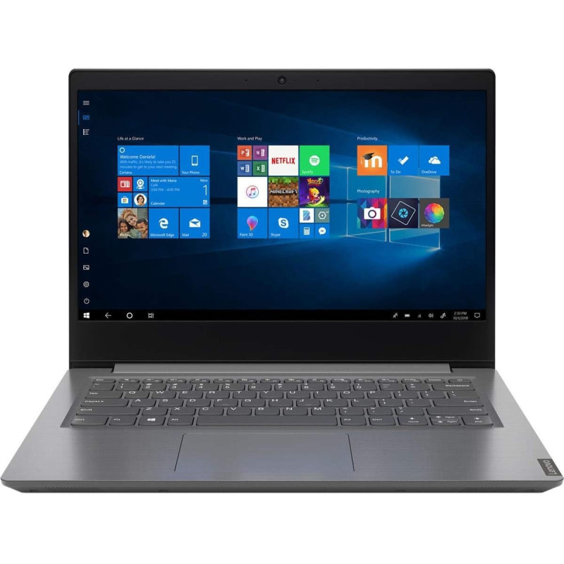 Lenovo V14-Iil 82C401JHUS 14 Inch Full HD Notebook Computer, Intel Core I5-1035G1 1GHz, 8GB RAM, 256GB SSD, Windows 10 Pro, Gray