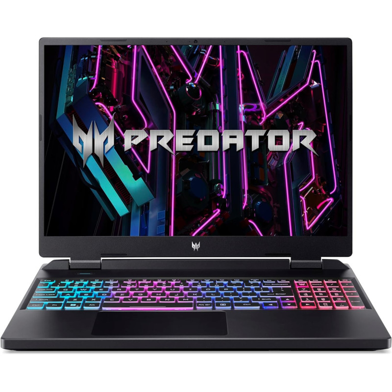 Acer Predator Helios NEO16 Gaming Laptop 13Th Gen Intel i7-13700HX 16Cores Upto 5.0GHz, 16GB DDR5, 512GB Sed SSD, 8GB Nvidia RTX4060 Gpu, 16 Inch Wuxga 165Hz, Wifi-6, RGB Kb, Windows 11 Home, Black