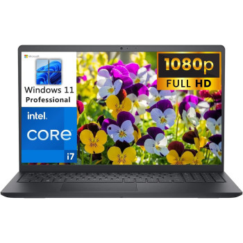 Dell 2023 Inspiron 15 3520 15.6 Inch 120Hz FHD Business Laptop, 12Th Gen Intel 10-Core i7-1255U Up To 4.7GHz, 16GB DDR4 RAM, 512GB Pcie SSD, Wifi 6, Bluetooth, Backlit Keyboard, Windows 11 Pro, Black