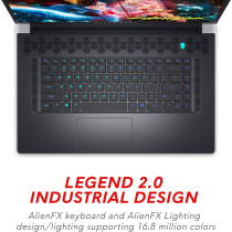 Alienware X17 R1, 17.3 Inch FHD 360Hz Non-Touch Gaming Laptop, Intel Core i7-11800H, 16GB DDR4 RAM, 1TB SSD, Nvidia GeForce RTX 3060 6GB GDDR6, Windows 10 Home, White