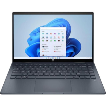 Hp Pavilion X 360-2-In-1 14 Inch FHD Laptop 14-EK0013DX, Intel Core I3-1215U Touch Screen 8GB Memory, 256GB SSD, Windows 11 Home In S Mode, Black