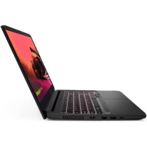 Lenovo Ideapad Gaming 3 15ACH6 Gaming Laptop With 15.6 Inch FHD 165Hz 100 Percentage SRGB Display, Ryzen 5 5500H, 8GB RAM, 512GB SSD, RTX 2050 4GB Gpu, Backlit Eng-Arabic Kb, Windows 11, Shadow Black, 82K202BJAX