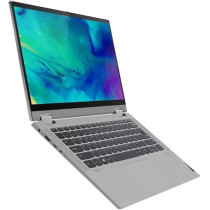 Lenovo IPFLEX5-82HU00MUAX-Gr AMD Ryzen7-5700U 16GB RAM, 512GB SSD, 14 Inch Laptop, Platinum Gray