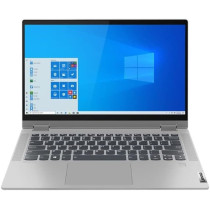 Lenovo IPFLEX5-82HU00MUAX-Gr AMD Ryzen7-5700U 16GB RAM, 512GB SSD, 14 Inch Laptop, Platinum Gray