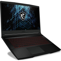 Msi GF63 Thin Gaming Laptop (11UC-241UK), Intel I5-11400H, 15.6Inch Full HD 144Hz Panel, Nvidia GeForce RTX3050, 8GB, 512GB Pcie SSD, Free Upgrade For Windows 11, Black, 9S7-16R612-241