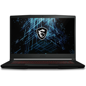 Msi GF63 Thin Gaming Laptop (11UC-241UK), Intel I5-11400H, 15.6Inch Full HD 144Hz Panel, Nvidia GeForce RTX3050, 8GB, 512GB Pcie SSD, Free Upgrade For Windows 11, Black, 9S7-16R612-241