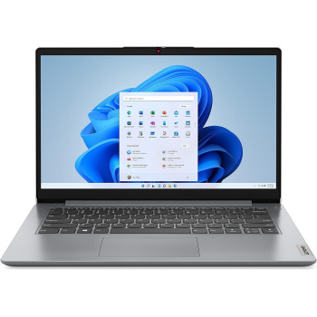 Lenovo 2022 Ideapad 1i Browse Laptop Computer, Intel Core I3-14 Inch HD Display, 4GB Memory, 128GB Storage, Windows 11 In S Mode, Cloud Grey