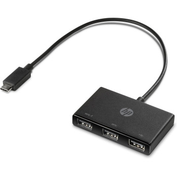 Hp USB-C To USB-A HUB, Black