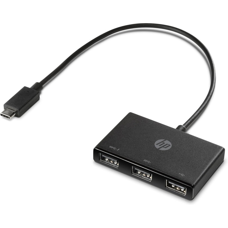 Hp USB-C To USB-A HUB, Black