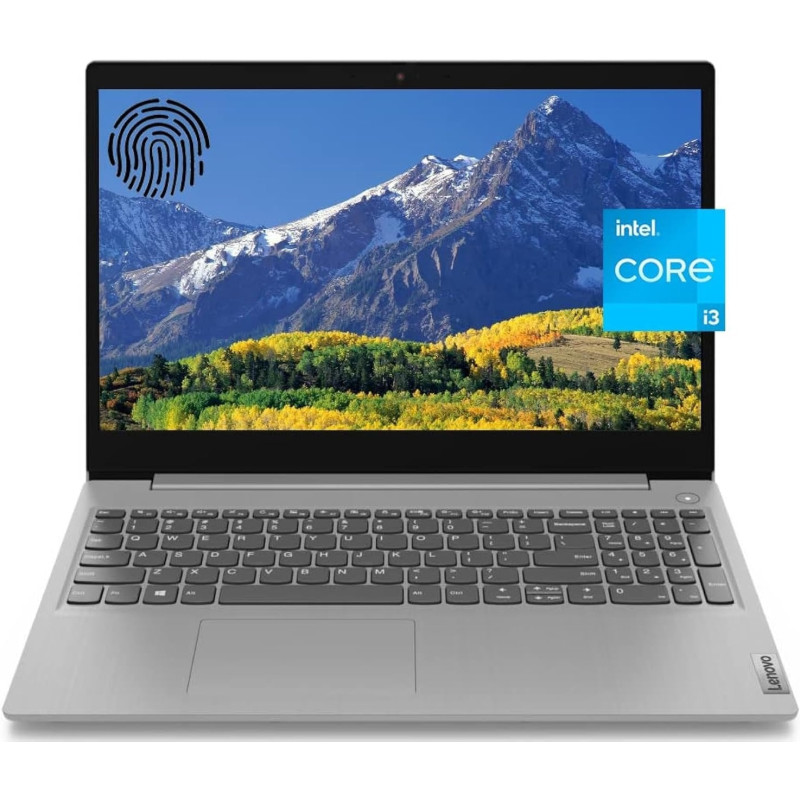 Lenovo Ideapad 3I 15.6 Inch FHD Laptop For Bussiness And Students, 11Th Gen Intel Core I3-1115G4, Up To 4.1GHz, 8GB RAM, 256GB NVME SSD, Fingerprint Reader, Wifi 5, Webcam, HDMI, Windows 11 S, Platinum Grey