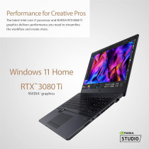 Asus Proart Studiobook 16 OLED Laptop, Intel Core i7, 32GB DDR4, 1TB Pcie SSD, Nvidia GeForce RTX 3060, Windows 11 Pro, H600HM-XB76, Star Black