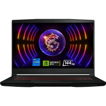 Msi GF63 Thin Gaming Laptop, 15.6 Inch FHD IPS 144Hz, 12Th Gen Intel 10-Core i7-12650H, GeForce RTX 4050, 16GB RAM, 512GB Pcie SSD, Backlit, RJ45, Usb-C, Wifi 6, English Keyboard, Windows 11, Black