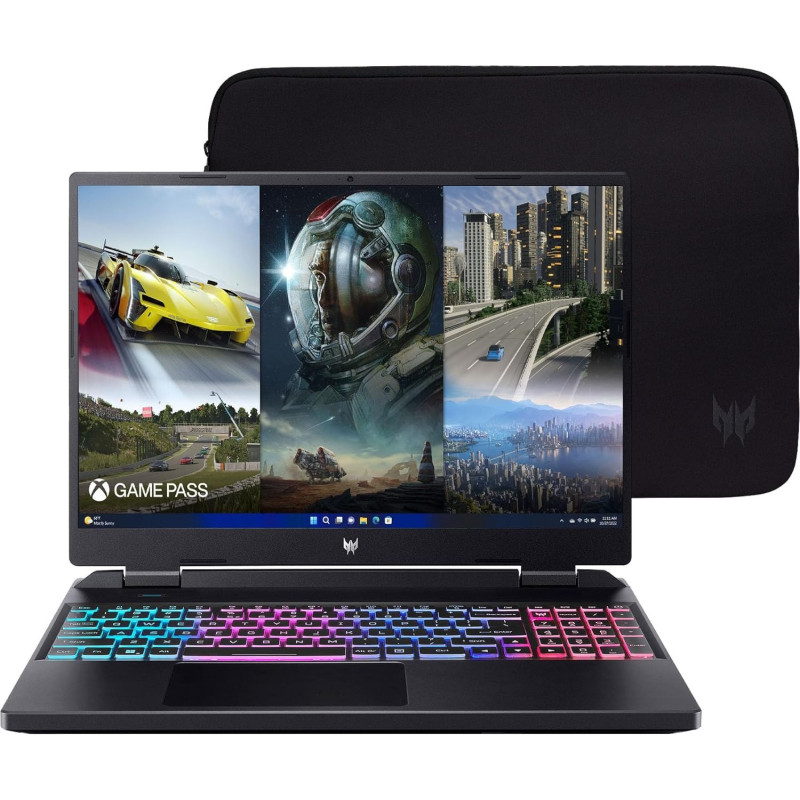 Acer Predator Helios Neo 16 Laptop With 16-Inch Wuxga IPS 165Hz Display, Core i7-13700Hx Processor, 16GB RAM, 512GB SSD, 6GB Nvidia GeForce 4050 Graphics Card, Windows 11, RGB English Kb, Dark Grey