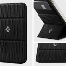 Spigen Smart Fold Magnetic Wallet Card Holder Designed For Magsafe Kickstand Compatible W/iphone 15, iphone 14, iphone 13, iphone 12, Black