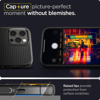 Spigen For iphone 12 Pro Case, Liquid Air Armor Case For iphone 12 And 12 Pro, Matte Black