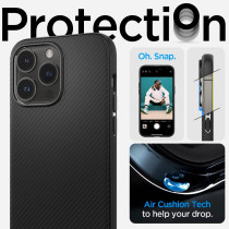 Spigen Mag Armor Compatible With Magsafe Designed For iphone 14 Pro Case, Matte Black