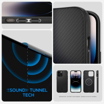 Spigen Mag Armor Compatible With Magsafe Designed For iphone 14 Pro Case, Matte Black