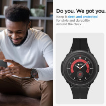 Spigen Liquid Air Armor Designed For SaMSung Galaxy Watch 5 Pro Case 45Mm, Matte Black