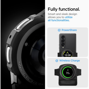 Spigen Liquid Air Armor Designed For SaMSung Galaxy Watch 5 Pro Case 45Mm, Matte Black